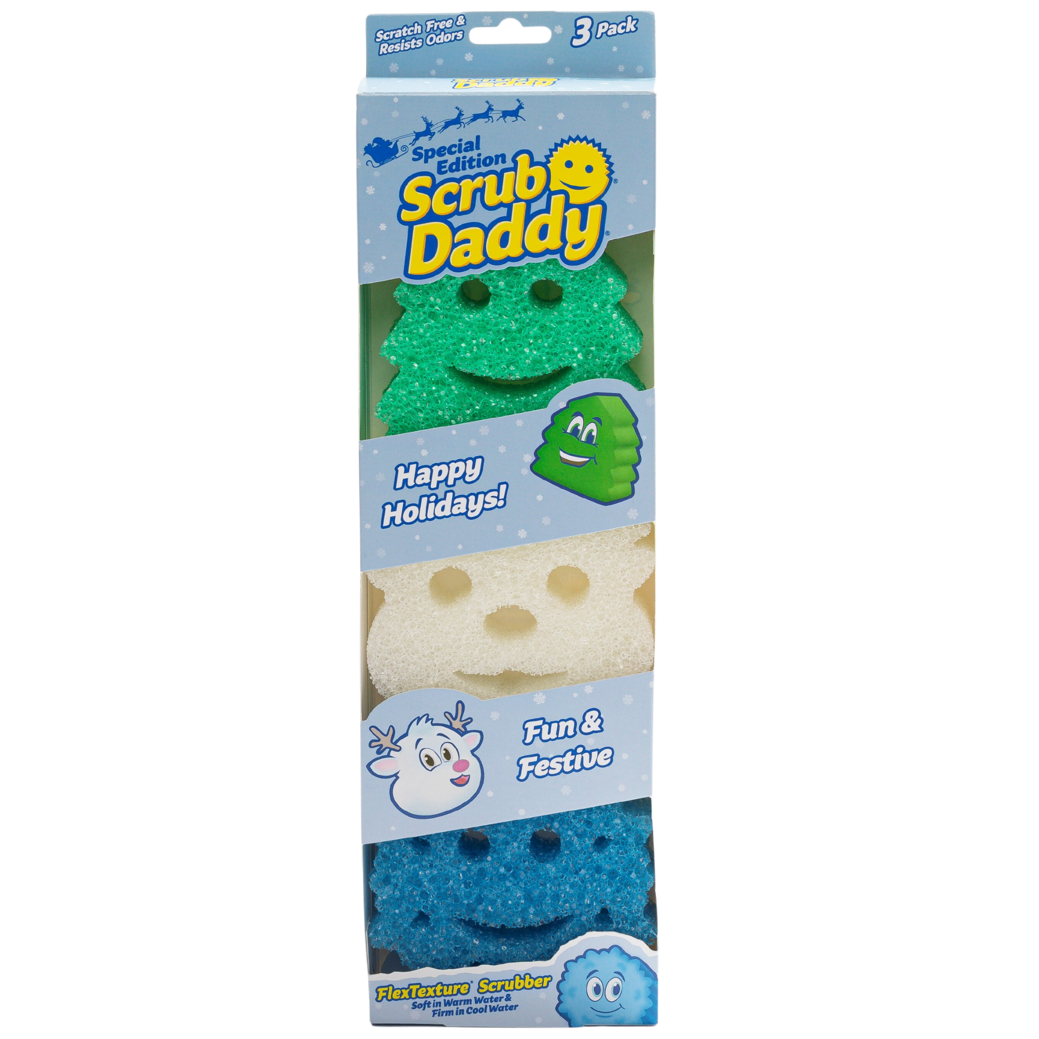Scrub Daddy UK - The Limited Edition Christmas Pack 2021! With THREE  limited edition sponges 😮 Green Scrub Mommy, White & Red Scrub Daddy!  #ScrubDaddyChristmas 🎁 Just head to scrubdaddy.co.uk/christmas #scrubdaddy  #scrubdaddyuk #