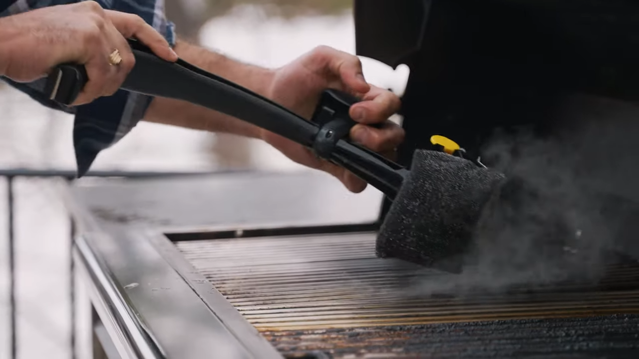 A Thumbnail of BBQ Daddy Video when Cleaning the Grill