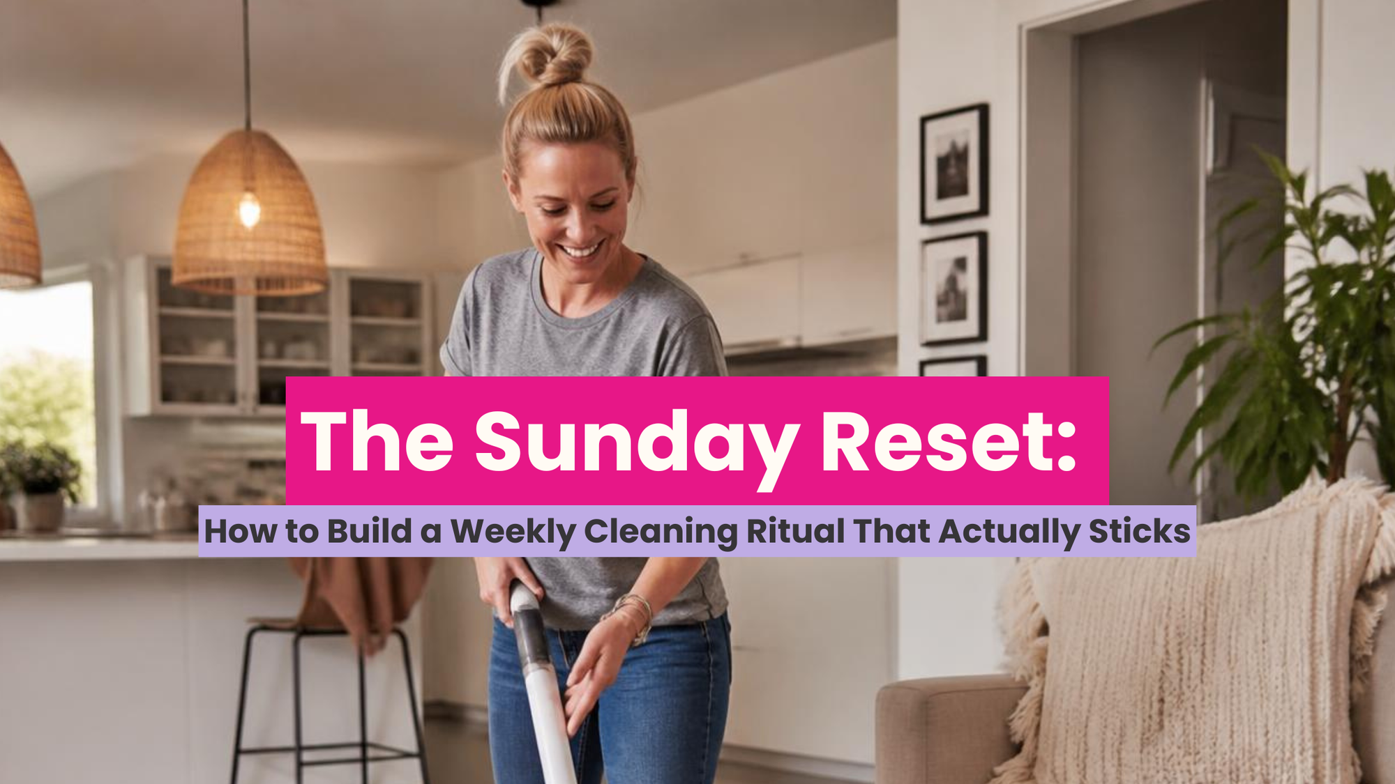 The Sunday Reset: How to Build a Weekly Cleaning Ritual That Actually Sticks