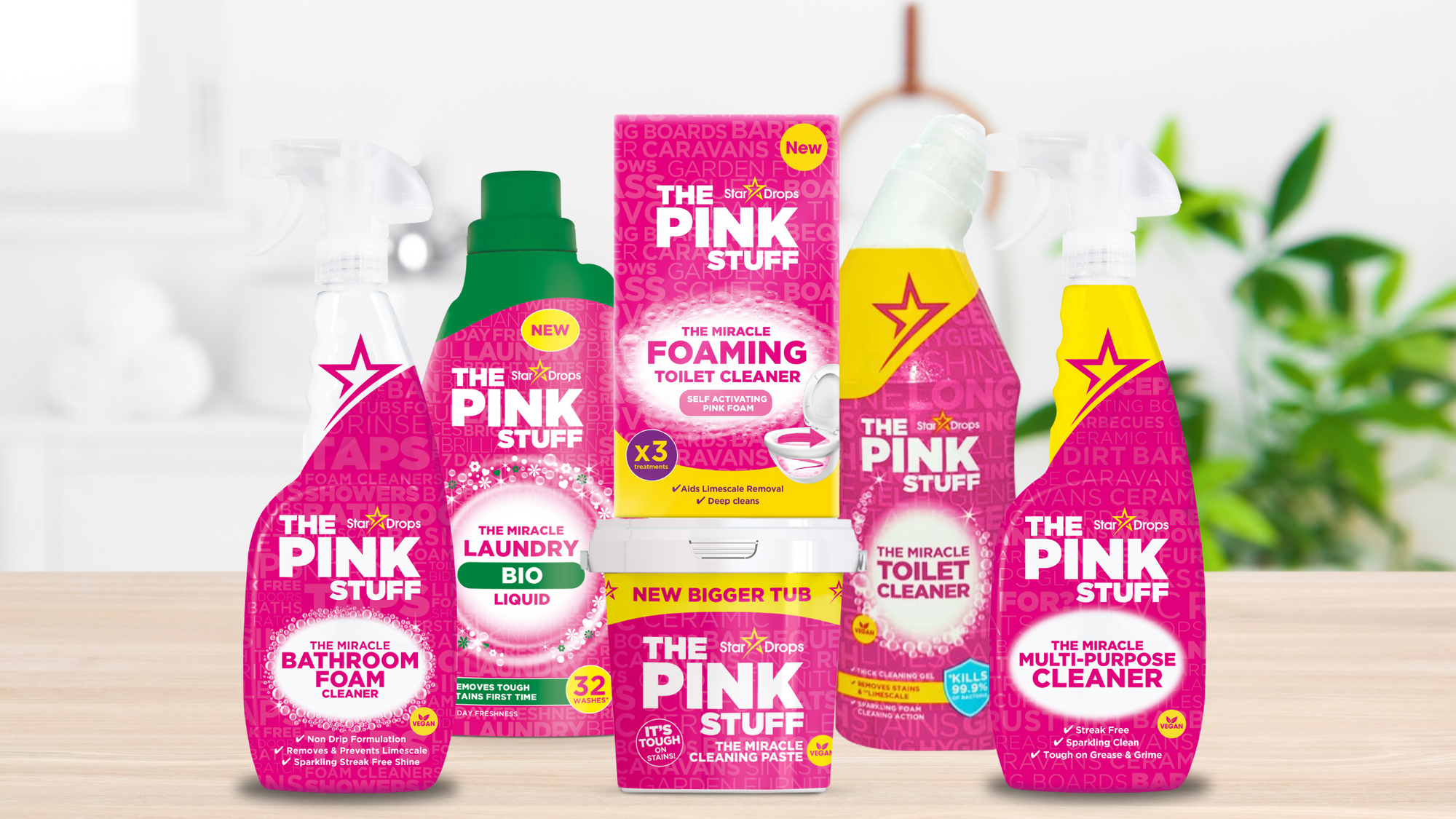 Bathroom cleaning made easy with The Power of Pink