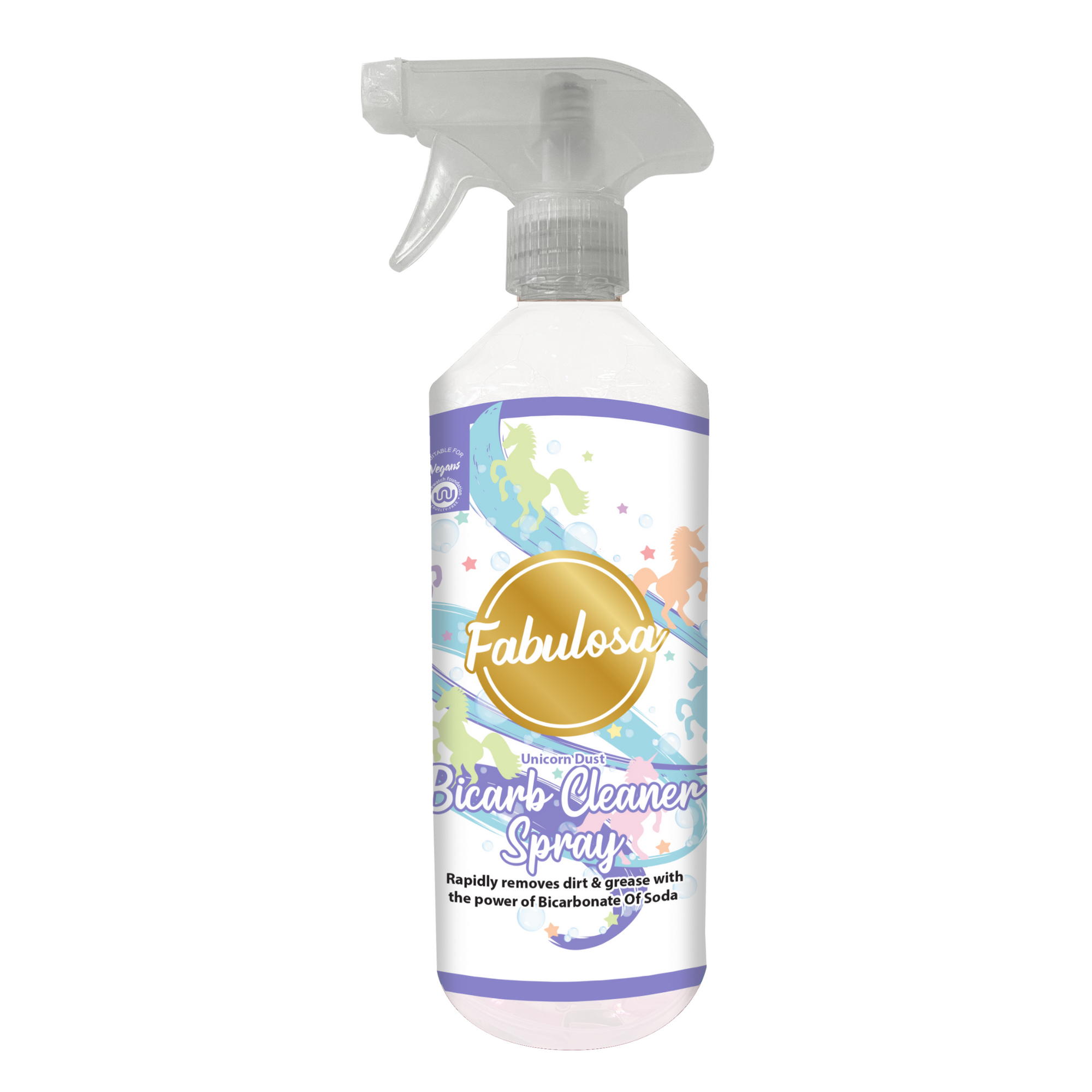 Fabulosa Bicarb Cleaner Spray - Unicorn Dust (500ml)