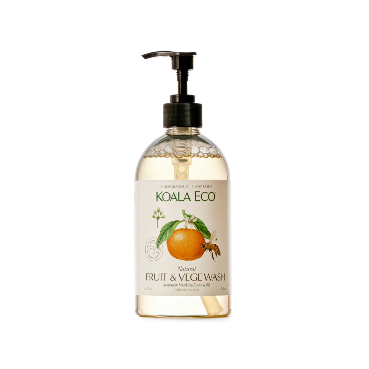 Koala Eco Natural Fruit & Veg Wash Mandarin (500ml)
