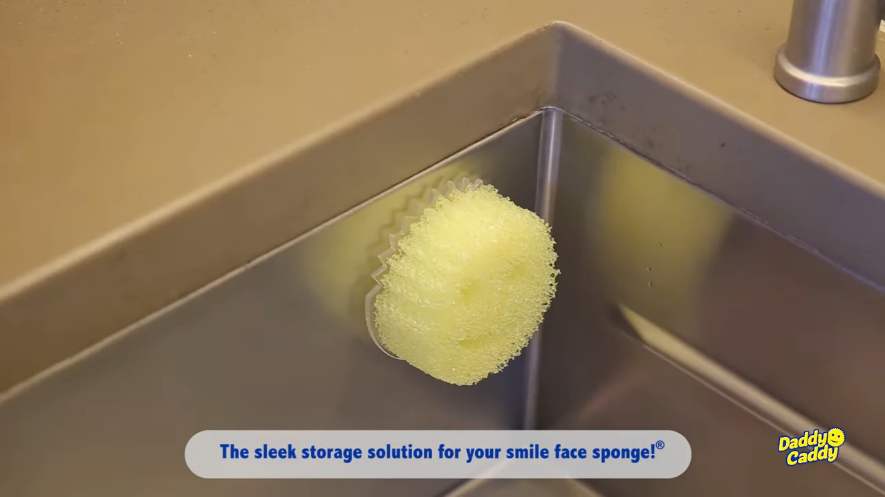 Have A Smiley Face Scrubber? Need A Smiley Face Sponge Holder For It?  Here's My Review Of The Scrub Daddy Caddy AND The Scrub Daddy Sponge Caddy