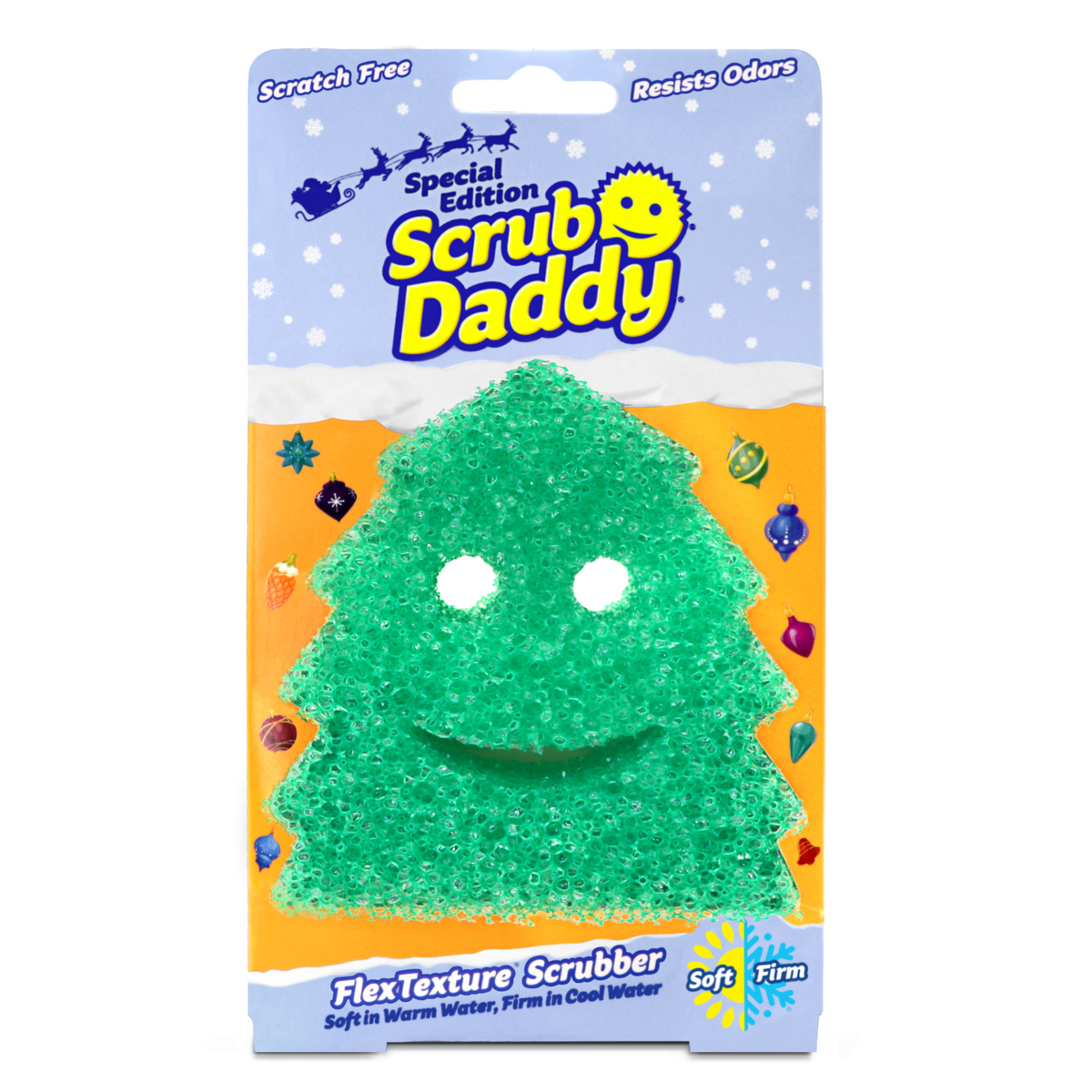 Scrub Daddy Christmas Shapes - Tree (1 Pack)
