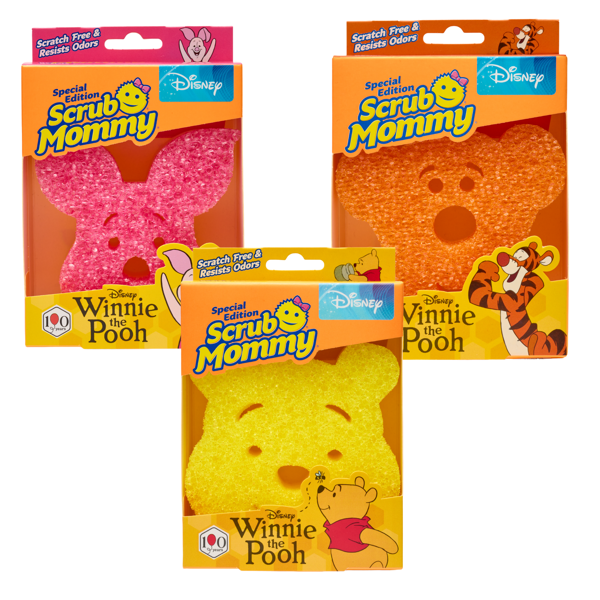 Scrub Mommy Disney Winnie The Pooh Collection (3 Pack) - Limited Edition