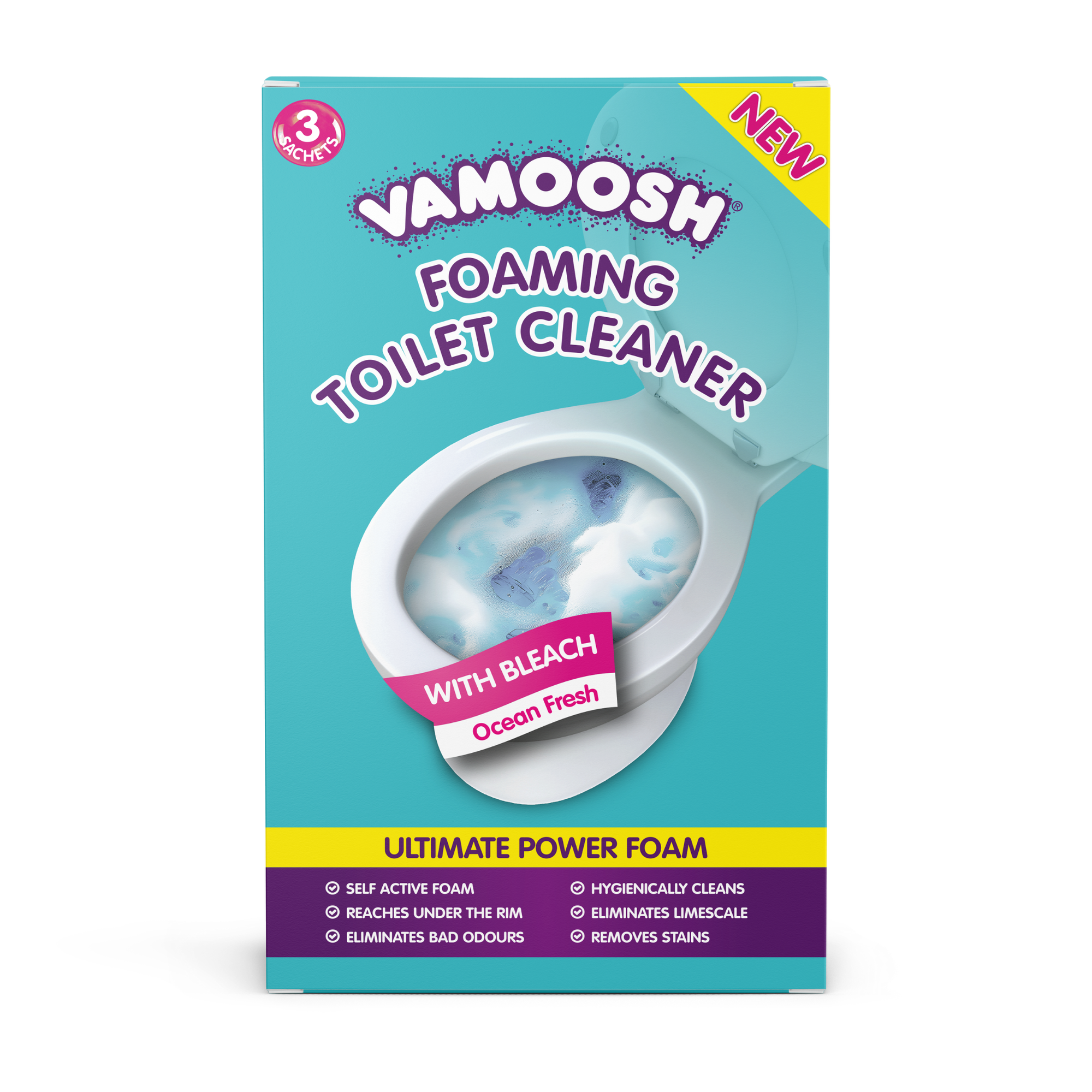 Vamoosh Foaming Toilet Cleaner (3 Pack)