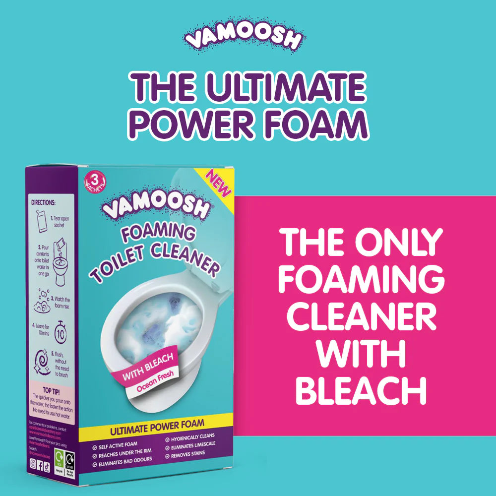 Vamoosh Foaming Toilet Cleaner (3 Pack)