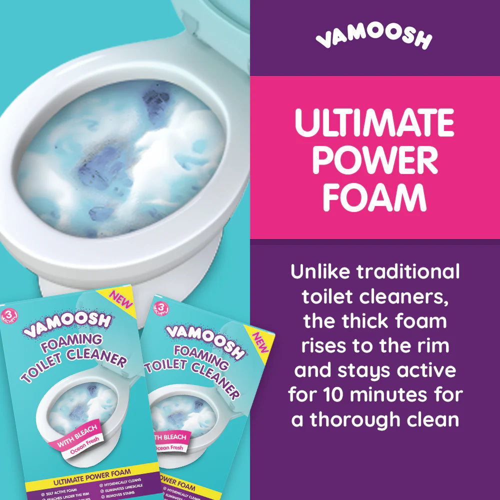 Vamoosh Foaming Toilet Cleaner (3 Pack)