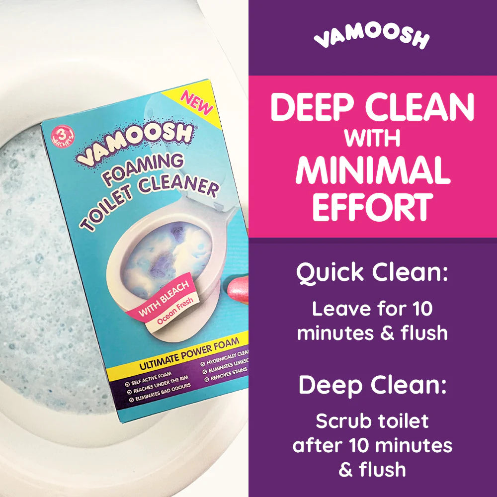 Vamoosh Foaming Toilet Cleaner (3 Pack)