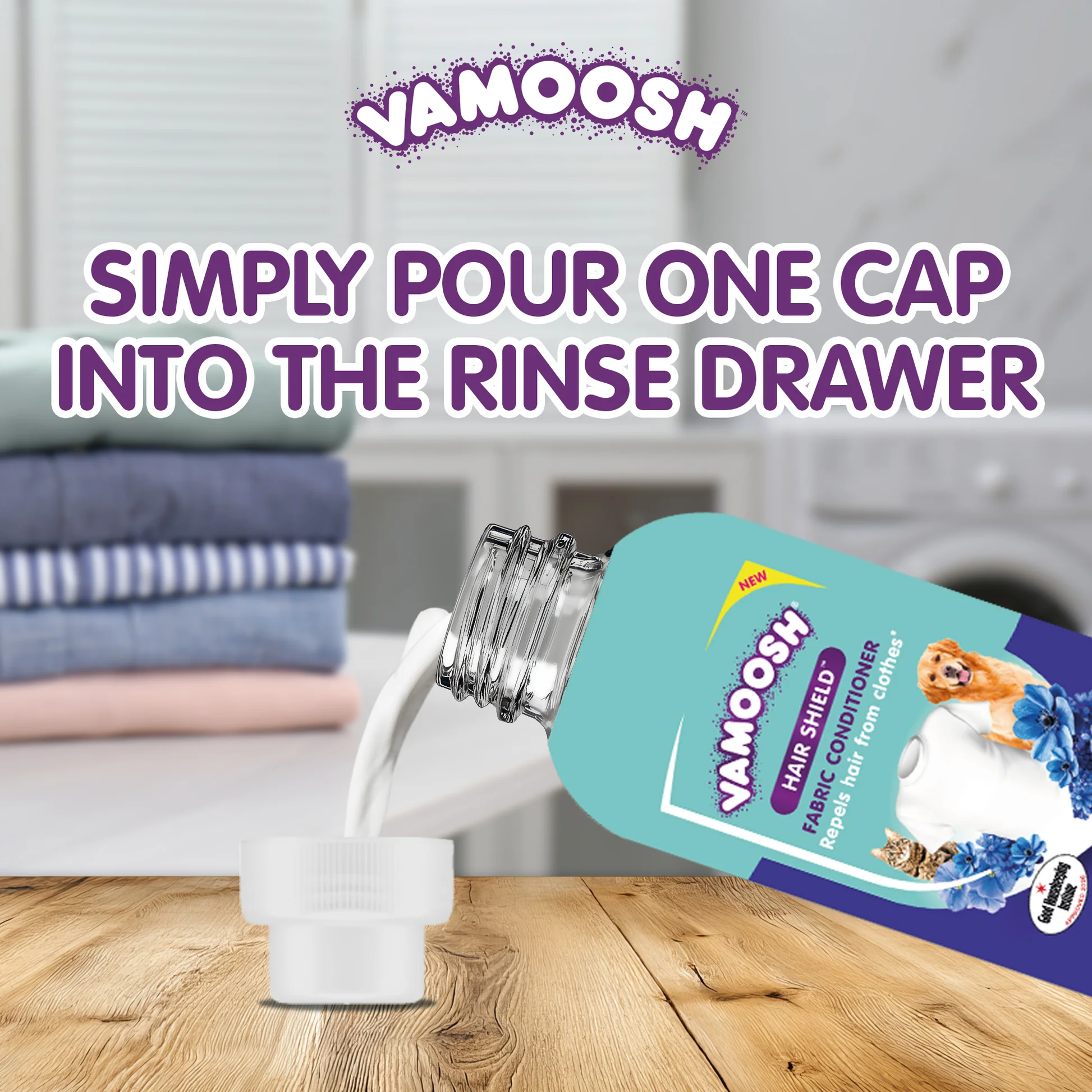 Vamoosh Hair Shield Fabric Conditioner (500ml)