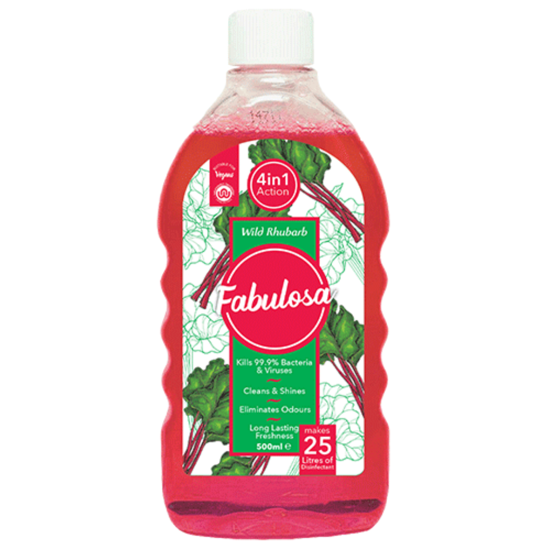 Fabulosa 4 in 1 Concentrated Disinfectant - Wild Rhubarb (500ml)