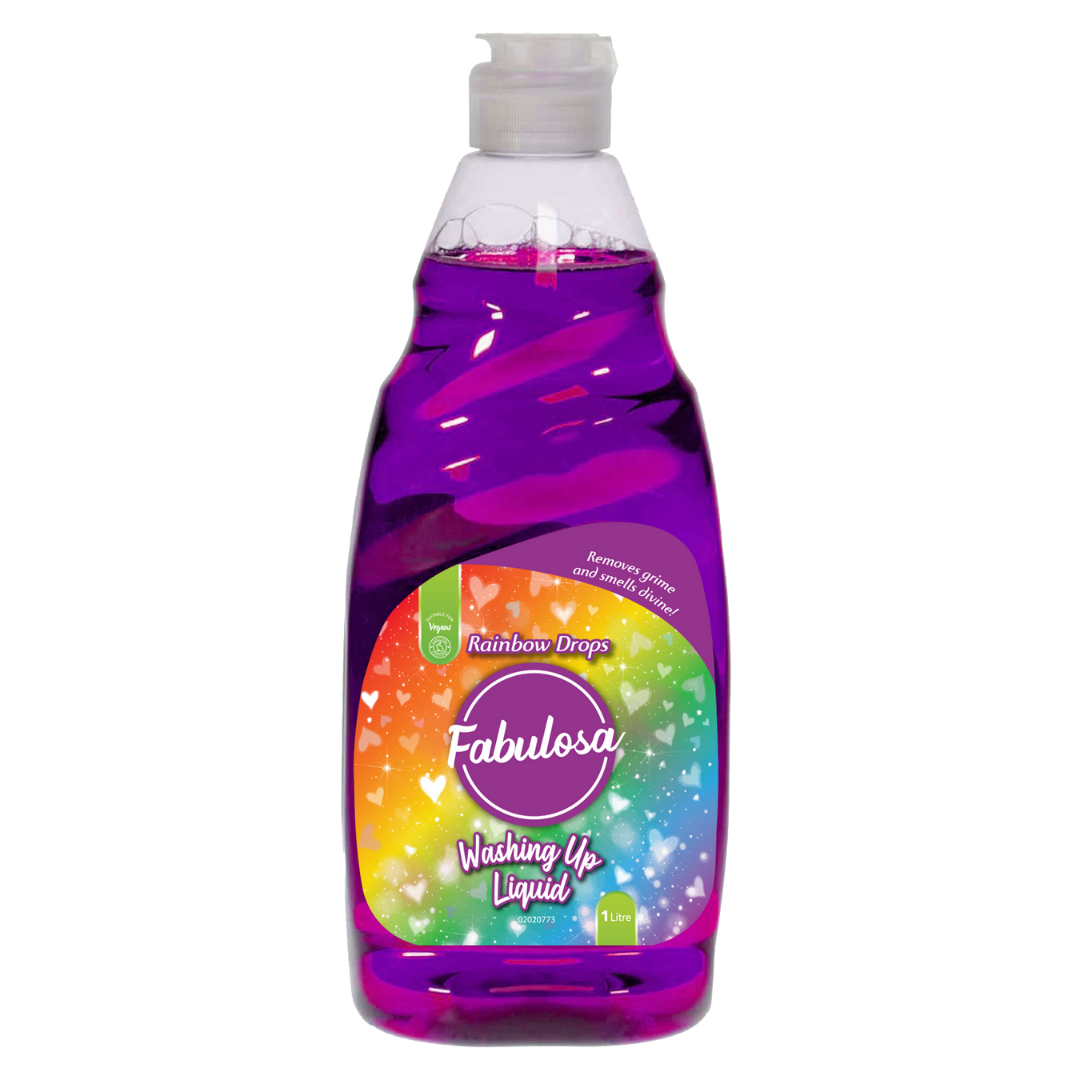 Fabulosa Washing Up Liquid - Rainbow Drops (1L)