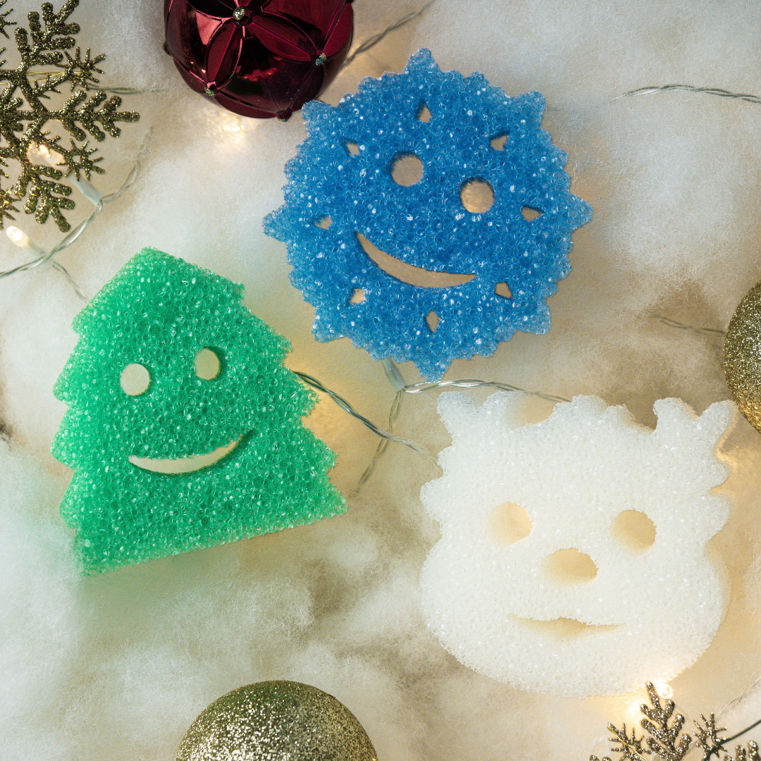 Scrub Daddy Christmas Shapes 3pk | Scrub Daddy | CleanHQ