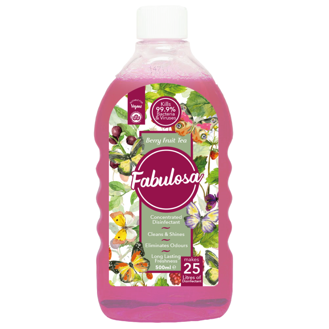 Fabulosa 4 in 1 Concentrated Disinfectant - Berry Fruit Tea (500ml)