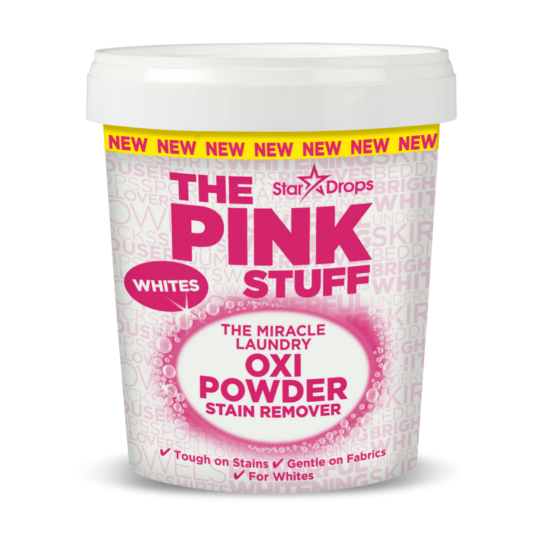 The Pink Stuff - The Miracle Laundry Oxi Powder Stain Remover - Whites (1kg)